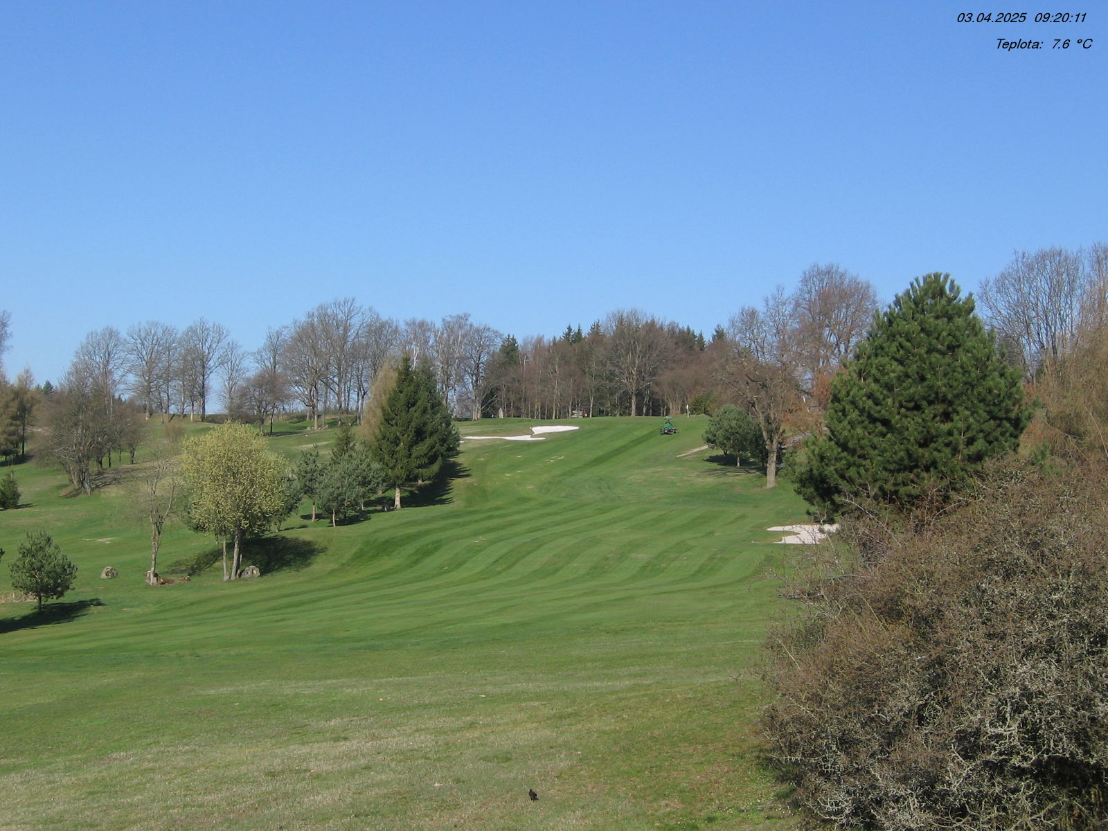 Webkamera z Golfového klubu Čertovo břemeno