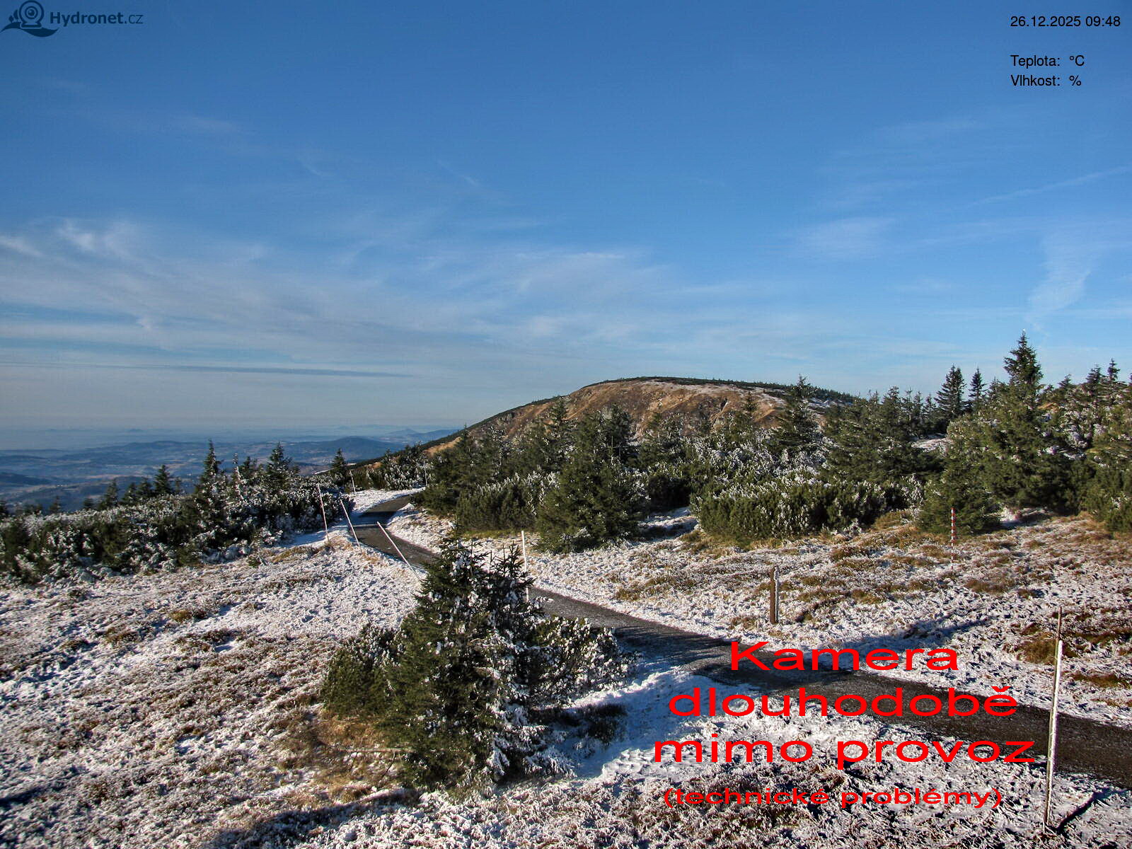 Webcam - Zlaté návrší